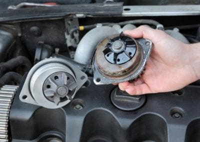 replacing engine parts